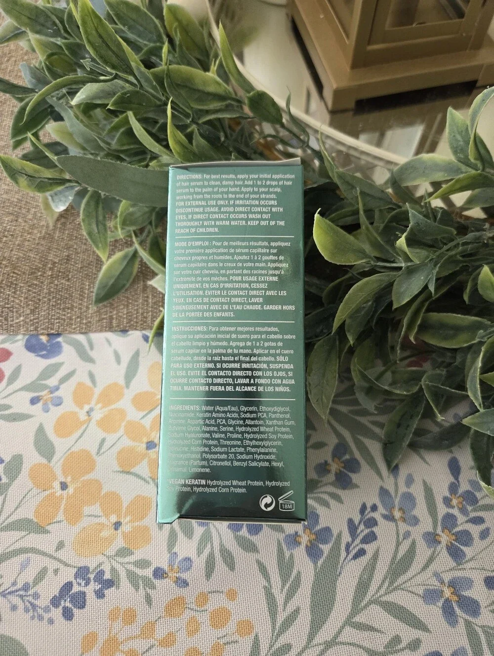 Difeel Hydrating Hair Serum with Niacinamide & Vegan Keratin